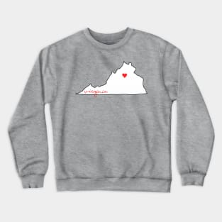 Charlottesville VA Crewneck Sweatshirt